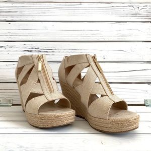 Women’s zip front wedges